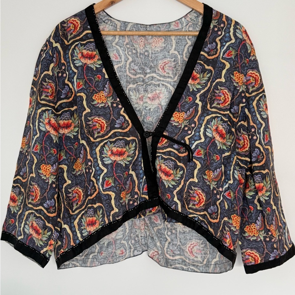 Floral Patterned handmade kimono